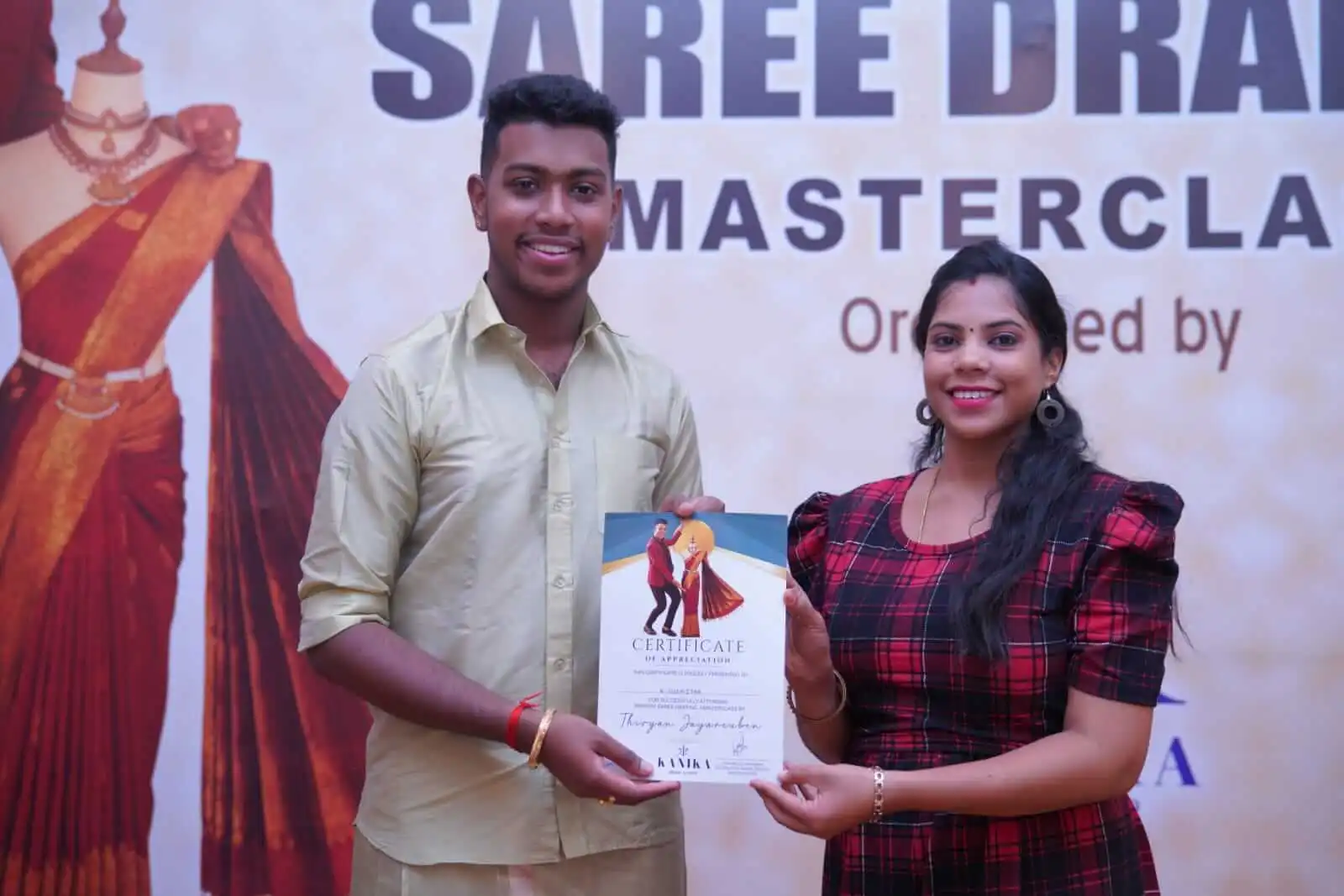 Certified Saree Drapist in Ramnad for Bridal Events